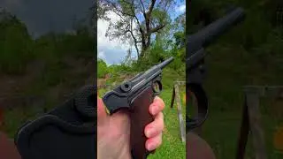 Shooting this old WW2 German Luger