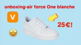 VOVA - UNBOXING AIR FORCE ONE BLANCHE - VOVA