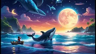 Whales Go Dancing Under the Moon! | Magical Whale Song for Kids | Under the Sea Dance Party