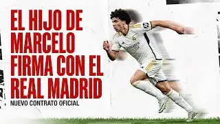 🏆ENZO ALVES hijo de MARCELO🏆 firma con el Real Madrid: comienza una nueva historia blanca