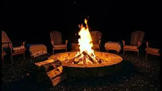 ( NO ADS ) #asmr  Backyard #Bonfire Nights | 8 Hours sleep aid