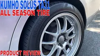 ✅  Kumho Solus TA31 All-Season Tire - 215:55R17 94V 🔴