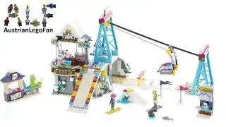 Lego Friends 41324 Snow Resort Ski Lift - Lego Speed Build Review