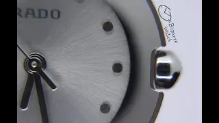 Ladies RADO Coupole Diastar Silver ٍSteel 318.0549.3 Domed Sapphire Watch