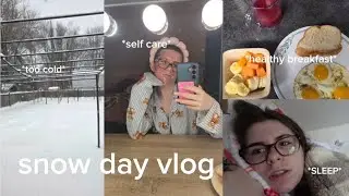 A Cozy Snow Day in my Life *no school AGAIN*