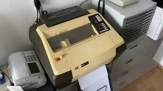 Deutsche Bundespost Fernkopierer AF21 - Sending an analogue fax (G2) in 2021 (NEC Nefax 3500)