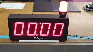 DC-40T-DN-W-ANDON (Wireless 4 inch Digital LED Countdown Timer with Andon Light)