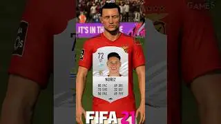🇺🇾 DARWIN NUNEZ fifa evolution (21-24) #shorts #eafc24 #fc24 #fifa #nunez #darwin #liverpool