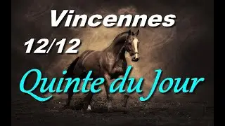 PRONOSTIC PMU QUINTE DU JOUR VENDREDI 12 DECEMBRE 2025