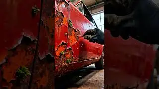 This Toyota 2000 GT Was Rusting Away #shorts #asmr #carrestorationproject #carrestoration