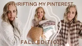 THRIFTING MY PINTEREST FALL EDITION / COME THRIFT WITH ME FALL 2020 try on