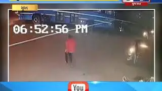 Surat: Accident between a city bus and a bike