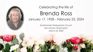 Celebrating the Life of Brenda Ross