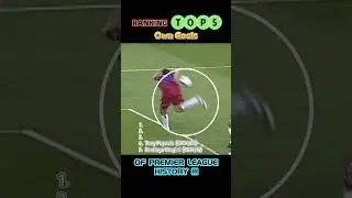 Top 5 OWN Goals in Premier League History 🫣