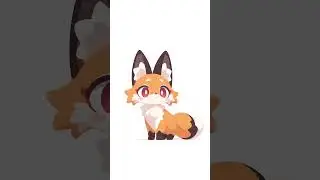 cute fox! #animation #shorts