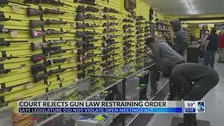 Court Rejects Gun Law Restraining Order