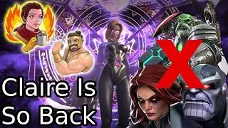 7 Star Rank 4 Claire Damage/ Utility Showcase! (Good For Bgs?) | Marvel Contest Of Champions