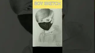 Boy sketch #trending#shorts#viral#sketch#portrait