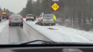 Icy US 97 near Bend leads to fender benders
