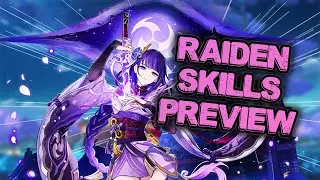 Baal/Raiden Shogun  |Skills Animation Showcase | Genshin Impact 2.1 Leaks