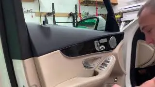 How to remove: 2018 Mercedes-Benz c300 front door panel