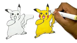 how to draw pickachu