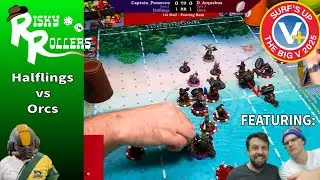 Blood Bowl - Halflings vs Orcs - The Big V 2025 Game 2