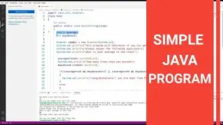 Exam Pass Fail Checking Program With Absent Days! ( Simple Java Program )