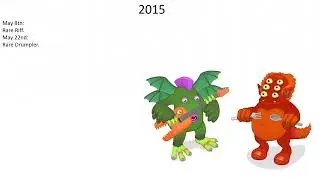 My Singing Monsters Everything That Happened In 2012-2017