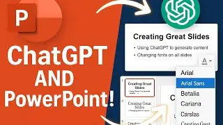 How to Build Slides with ChatGPT & Change Fonts on All PowerPoint Slides! (Easy Guide)