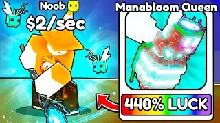 Начинаем заново как нуб с новым питомцем-оперативником в Roblox Bee Rich