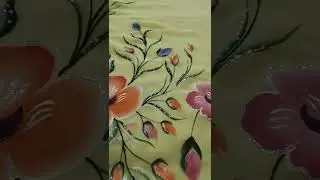 lamon yellow beautiful hand painted suit designe contact us for order ☺️😊💞