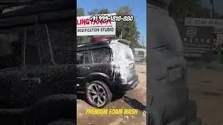 Premium Foam Wash In Scorpio N 😍✅ #scorpio #scorpion #washing #carwash #cardetailing #foamwash