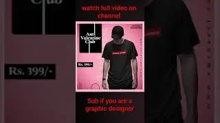 t shirt design, mockup design and  social media post design #shorts