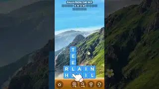 Word Hunt - Crossword Puzzle - Falls from the Sky