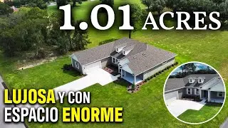 Con El MEJOR TERRENO Del ÁREA😱: Casa Nueva Esquinera con Acabados de LUJO a minutos de Ocala, FL