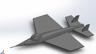 Solidworks Uçak Çizimi/Tasarımı (Plane Design)