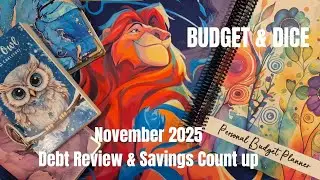 November 2025 Debt Review & Savings Count Up | Cash Stuffing | UK Debt Journey