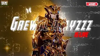 🔥75 DAYS HARD STREAM CHALLENGE! DAY 3 !GREWAL!#bgmi #bgmilive #custom