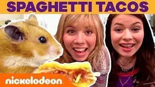 Tiny Kitchen Ft. iCarly Spaghetti Tacos! 🍝 | Nick