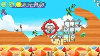 Angry Birds Rio Beach Volley All levels (player00713)