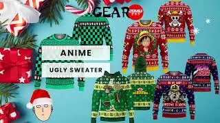 Anime Ugly Christmas Sweater Funny Gifts Idea