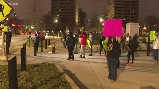 Protest at Georgia State Capitol over election bill