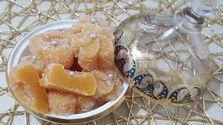 بمكونين فقط حضري أروع حلقومة برتقال بدون جيلاتين و لا نشاء ذوق رااائع
