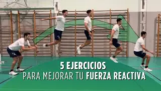 5 ejercicios para mejorar la FUERZA REACTIVA en BÁDMINTON 🏸