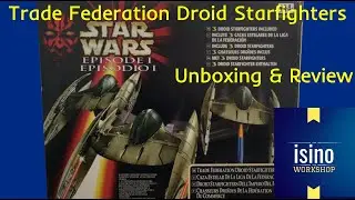 Star Wars Episode I - Trade Federation Droid Starfighters - Hasbro Toy Unboxing & Review