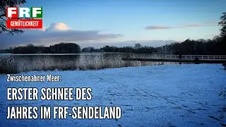Erster Schnee des Jahres verwandelt Zwischenahner Meer in Winterwunderland