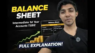 Balance Sheet in One Shot 🔥 | Inter 1st Year Accounts TSBIE | Full Explanation + Format
