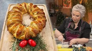 Rreze Dielli - Byrek kurore me petë sfoliat, mbushur me kërpudha dhe djathë nga zonja Albana