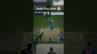 Rohit Sharma: The Master of the Pull Shot 🐐 #shorts #cricket #cricketlover #gaming #YashXCricket2012